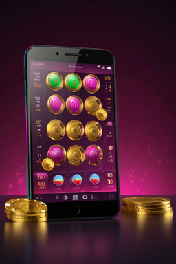 Smartphone con app casino Boomerang Bet